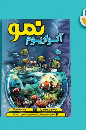 تراکت لایه باز فروشگاه ماهیان زینتی